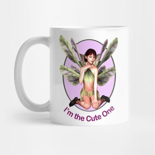 I'm the cute one fairy faerie elf butterfly wings Mug